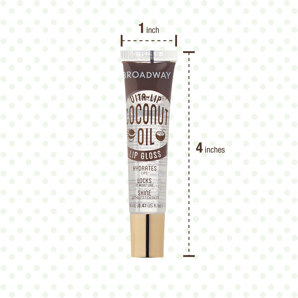 Ruby Kisses Broadway Vita-Lip gloss gel texture close-up suggests non-sticky hydration
