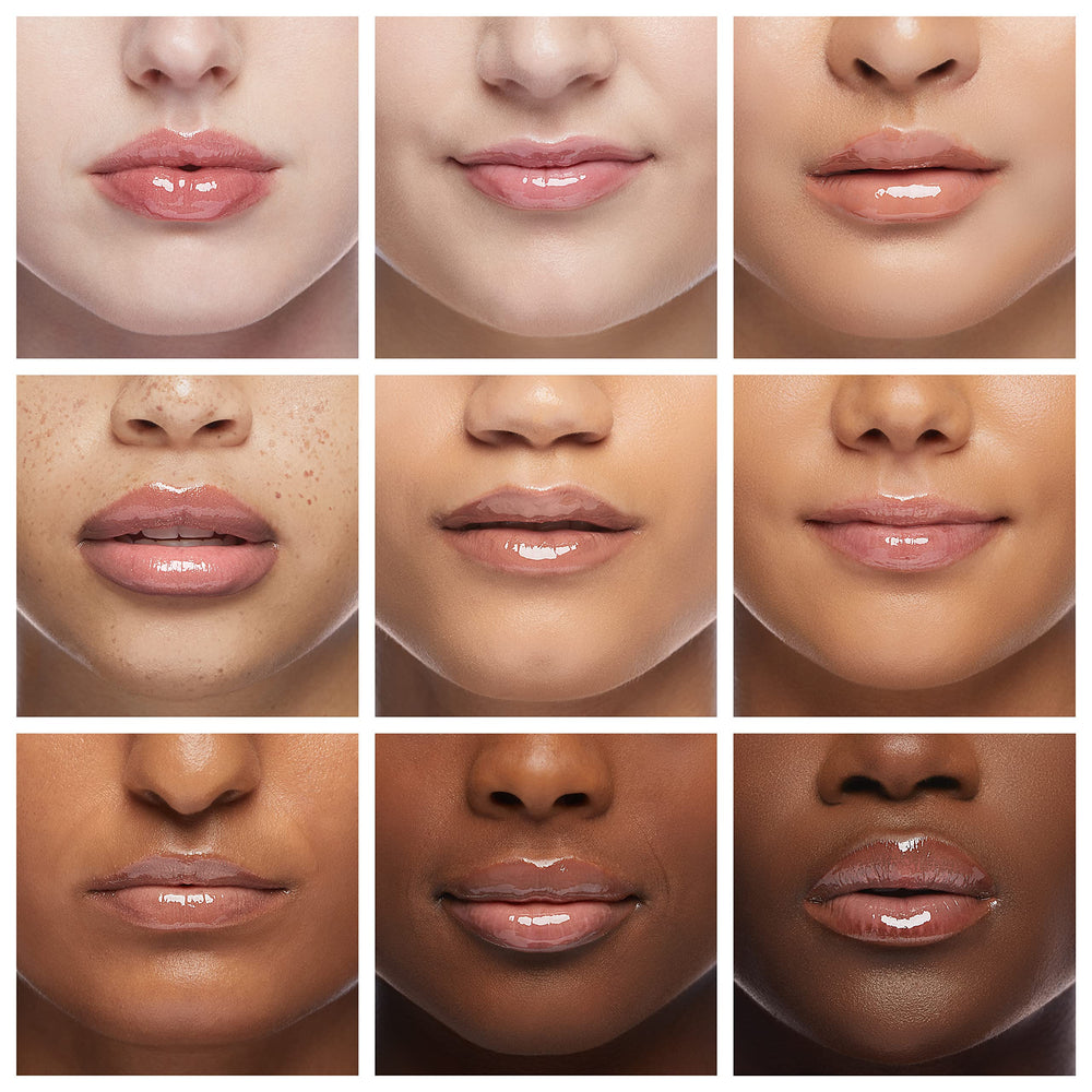 Ruby Kisses Broadway Vita-Lip gloss mint focus emphasizing refreshing sensation.