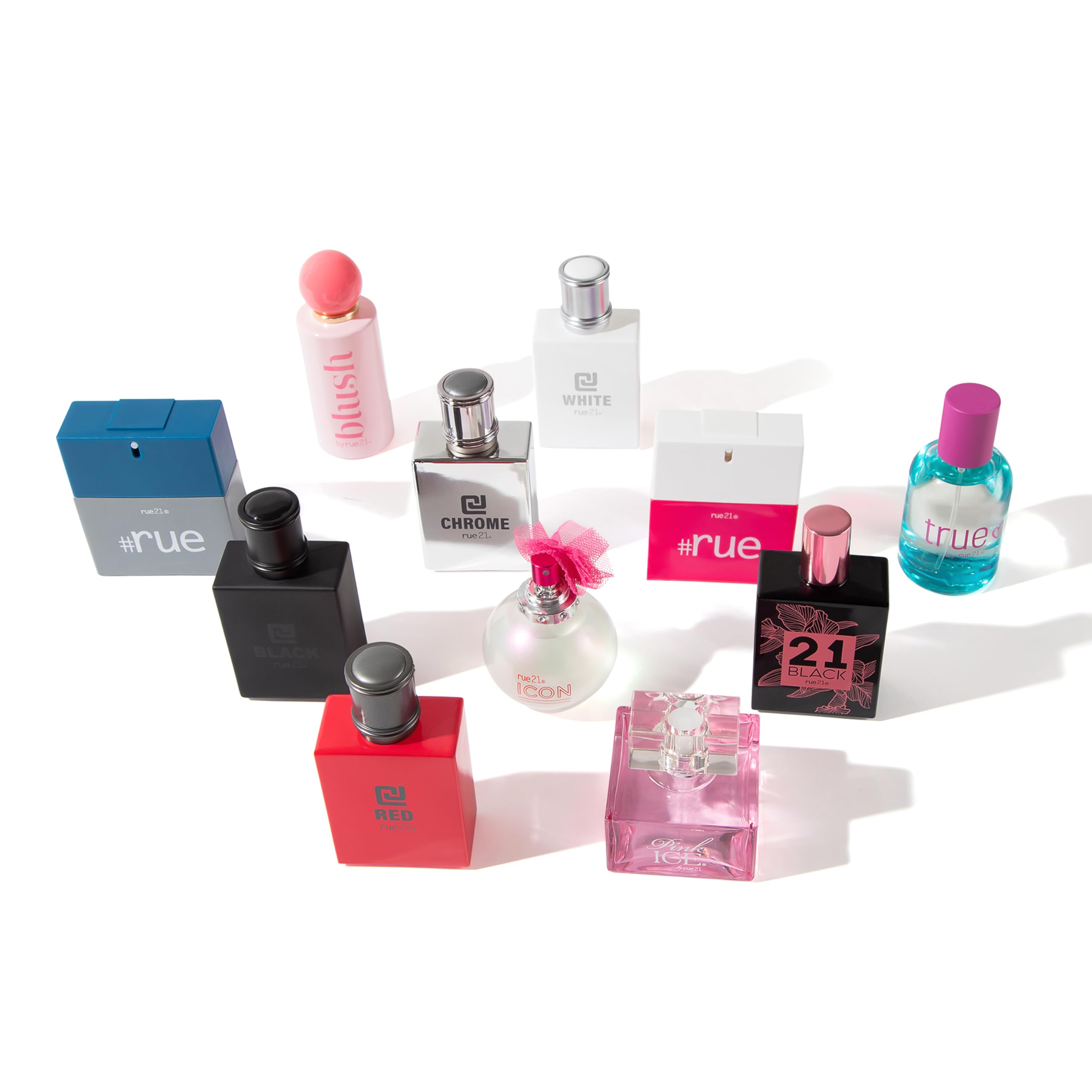 Rue 21 Icon style-ready fragrance visual with versatile wearability.