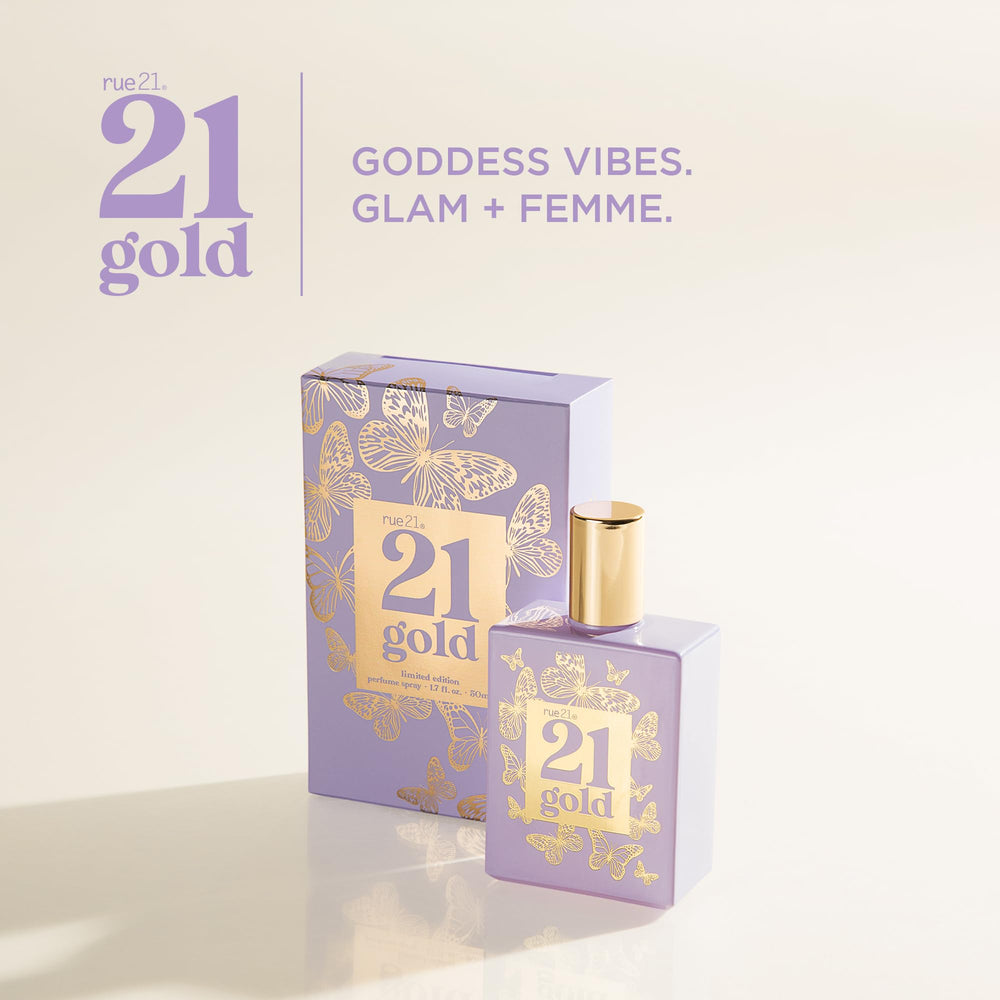 Rue 21 Gold on skin with a warm, lasting impression