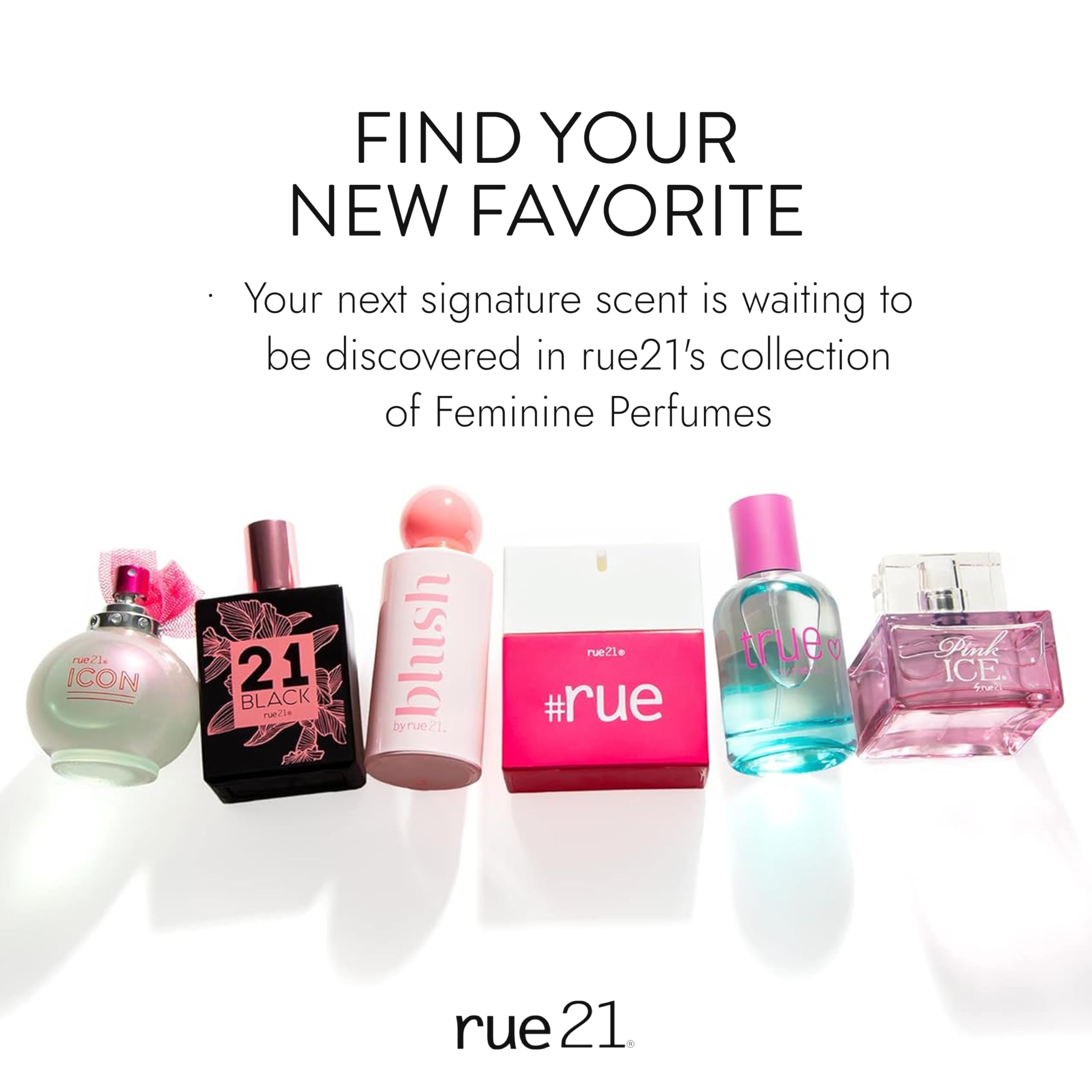 Rue 21 Pink Ice box opened as a compact perfume gift idea.