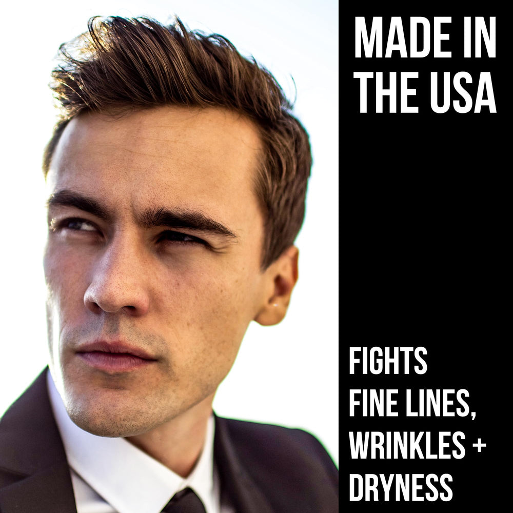 RUGGED & DAPPER 24-hour protection infographic communicates all-day hydration benefits
