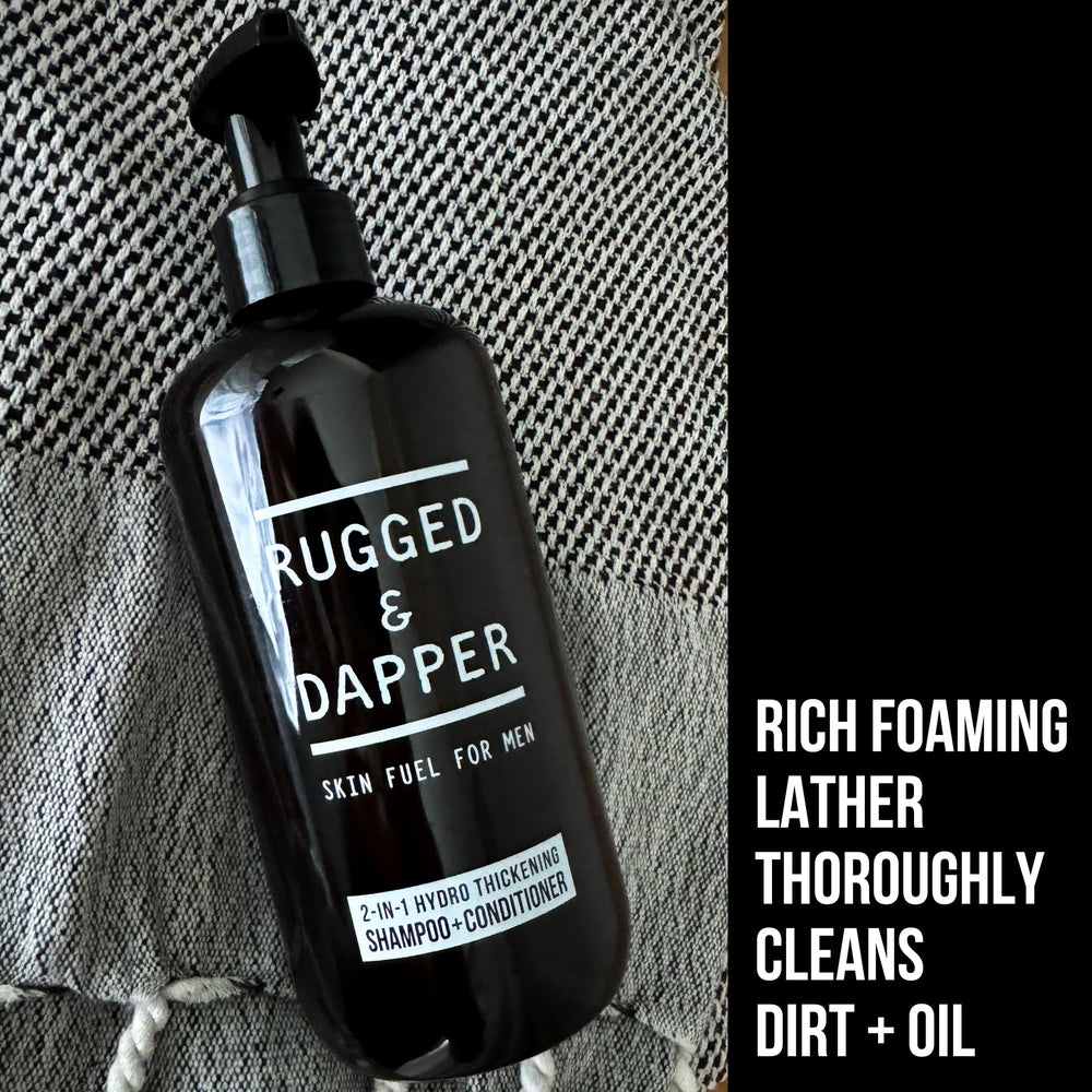 RUGGED & DAPPER argan-oil-nourishment showcases lasting hair nourishment