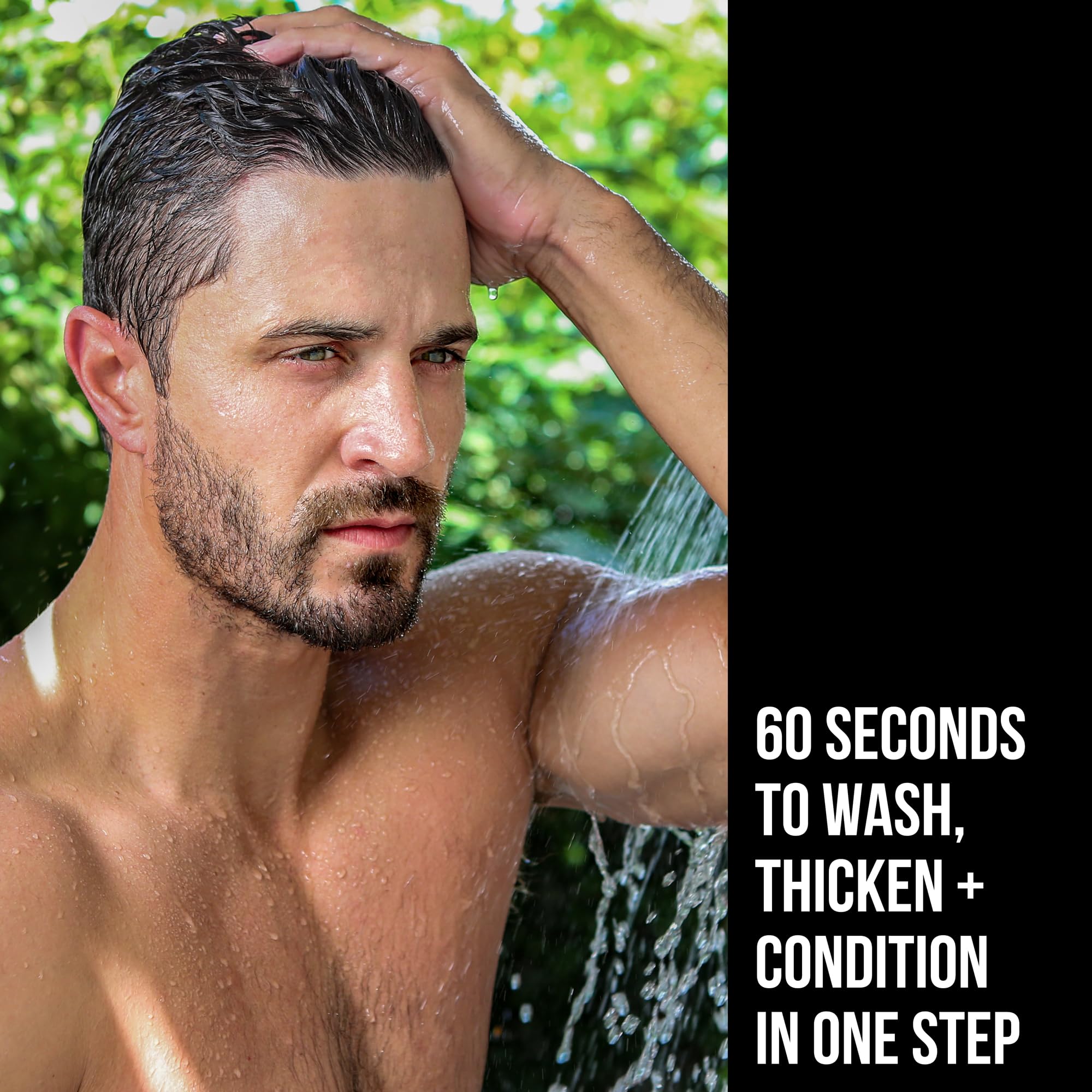 RUGGED & DAPPER foamy-lather demonstrates balanced cleansing and added moisture
