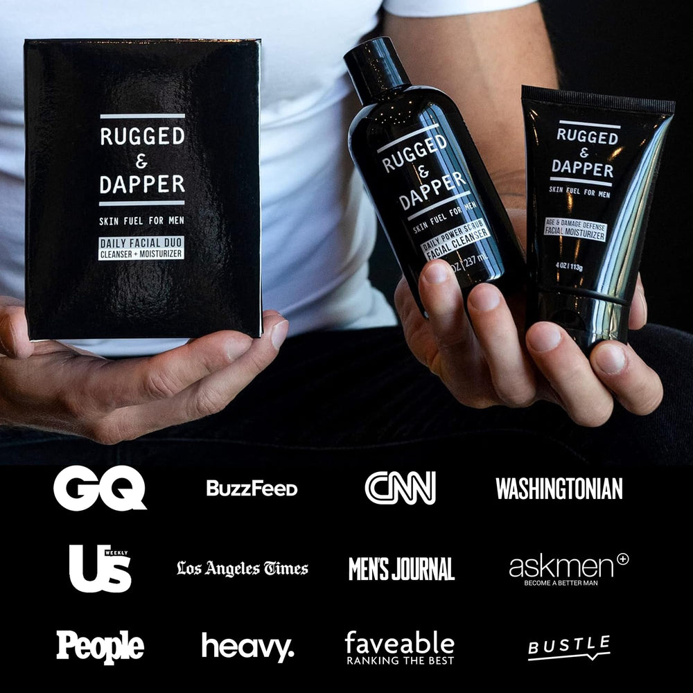 RUGGED & DAPPER Shower routine post-shower glow