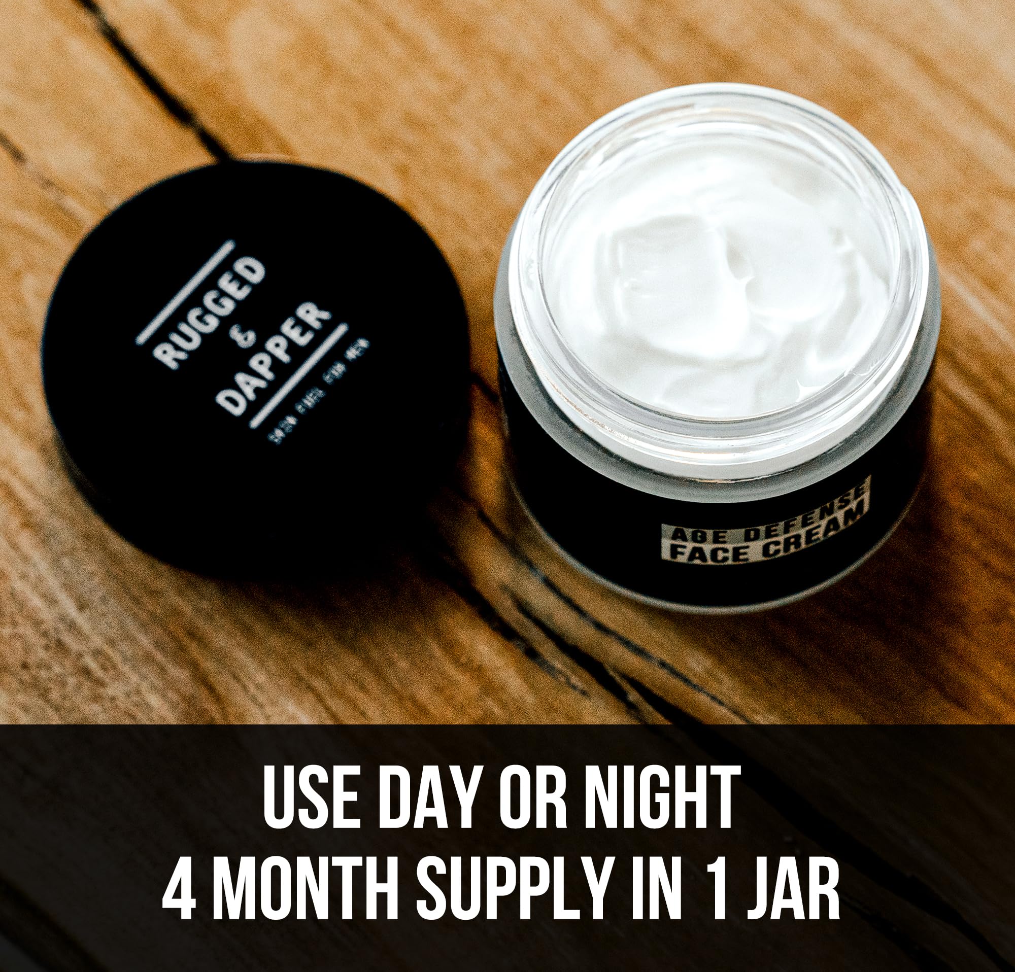 RUGGED & DAPPER skin balance for dry, aging, acne-prone skin close-up