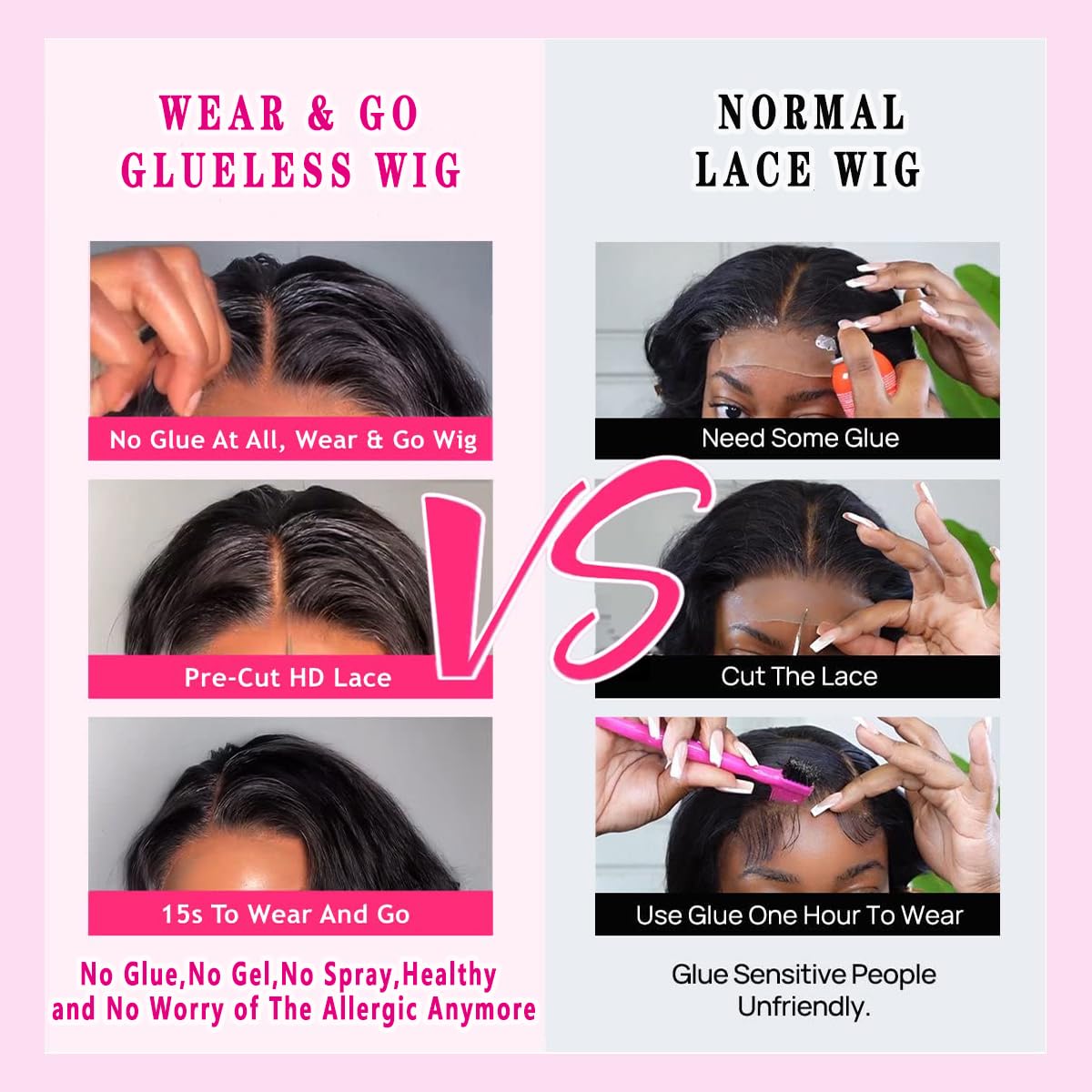 RUI MEI SI Brazilian human hair soft-bouncy feel with versatile styling options