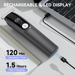 RUIBO beard and mustache trimmer for sharp, defined lines.