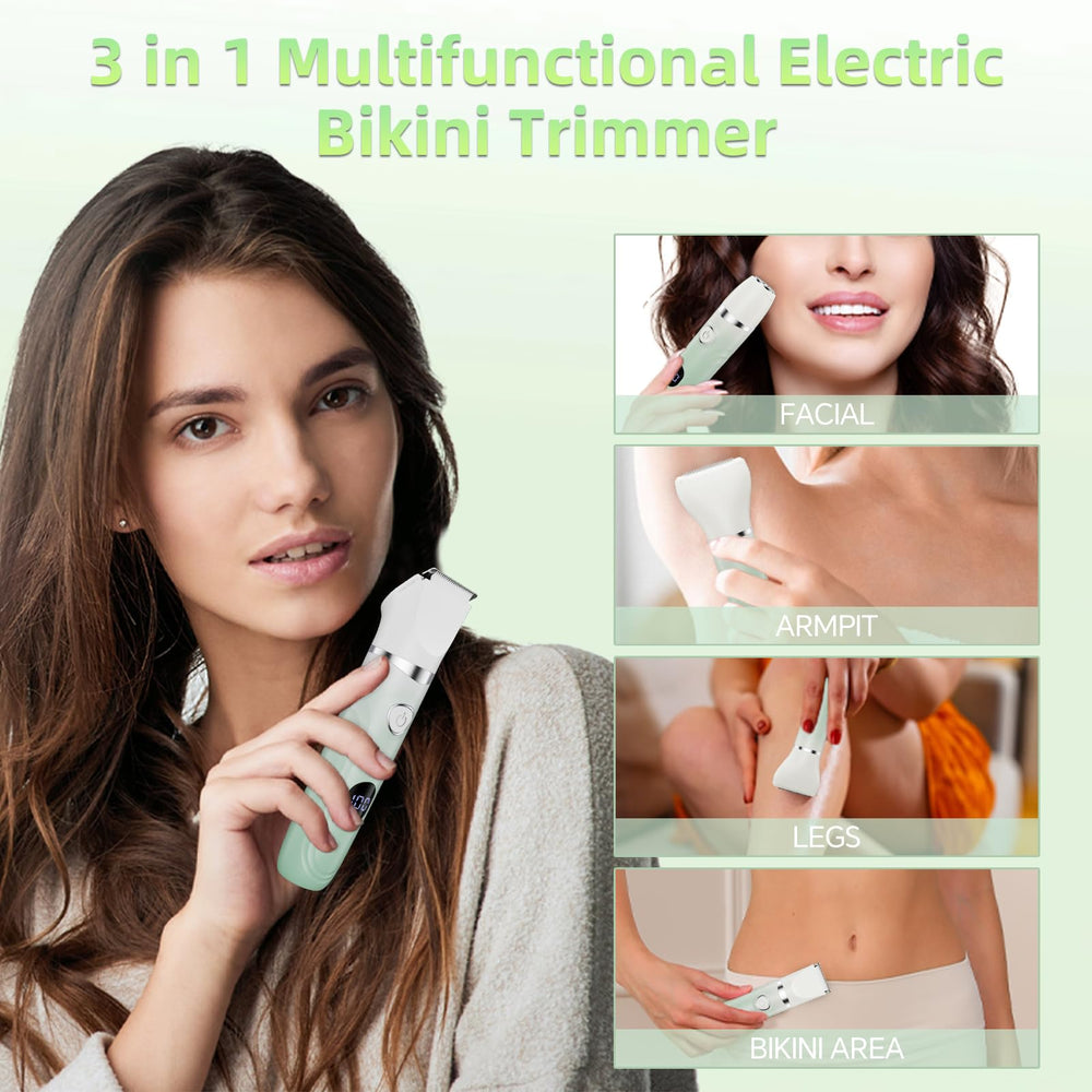 RUIBO trimmer with interchangeable heads for versatile grooming tasks
