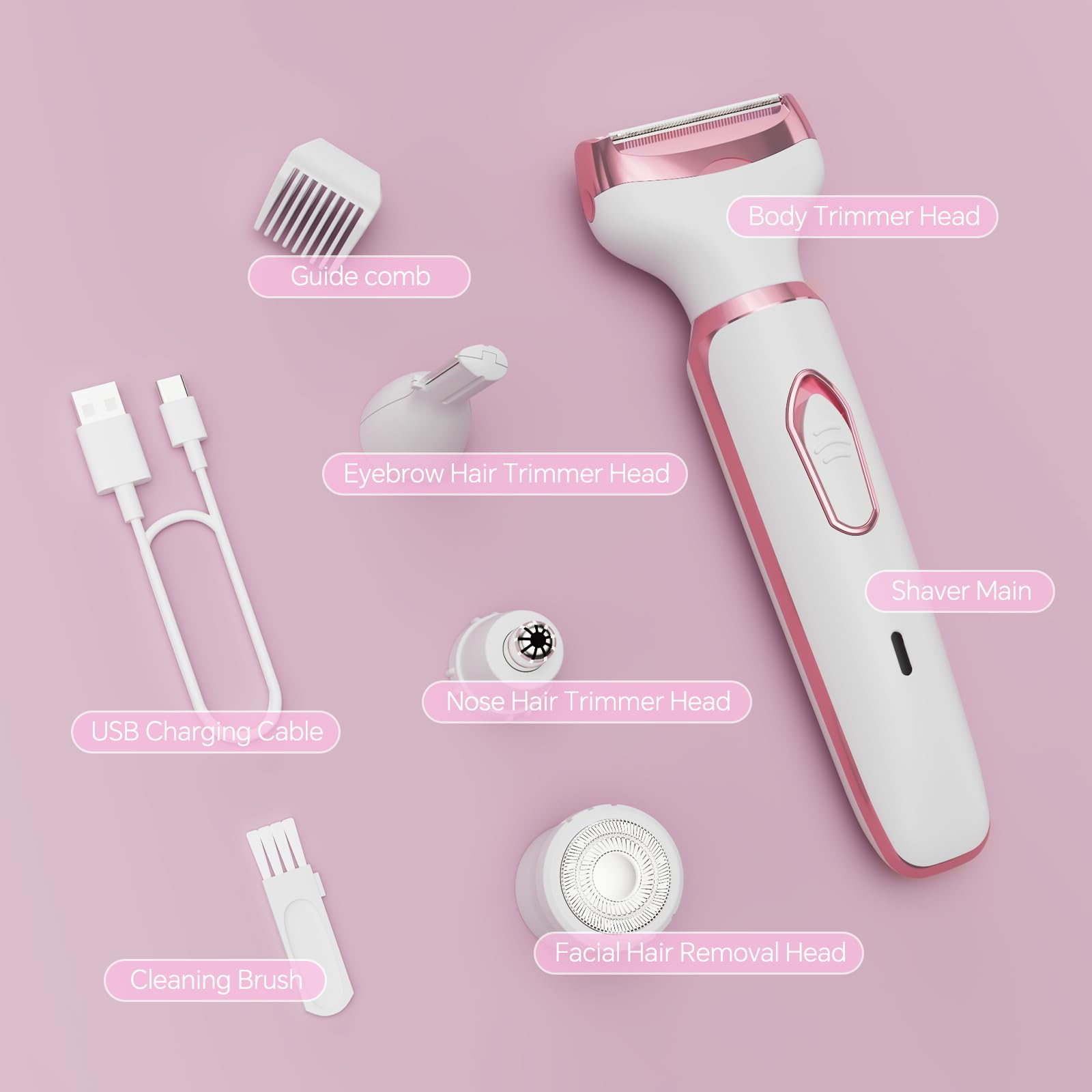 RUIBO full-body hair removal kit for arms, legs, and bikini line