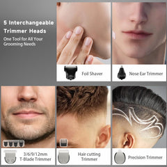 RUIBO nose trimmer attachment for safe nose hair grooming.