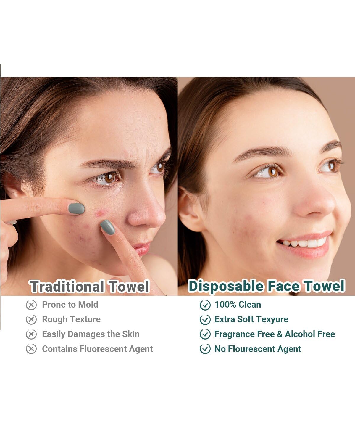 RUIJIU 100% natural materials ensure gentle skin contact and durability.