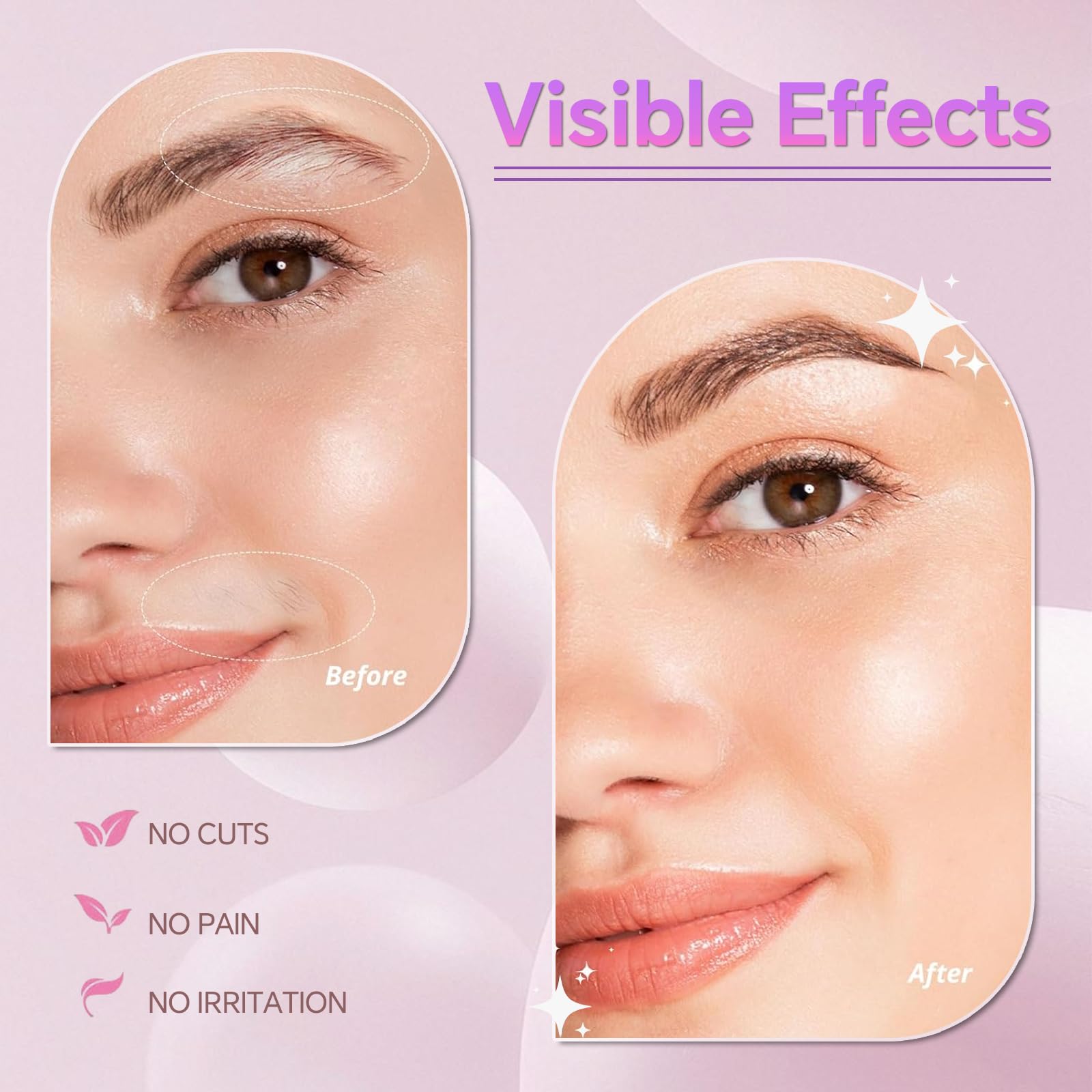 RUIM 4-in-1 kit provides painless options for peach fuzz, upper lip, brows.