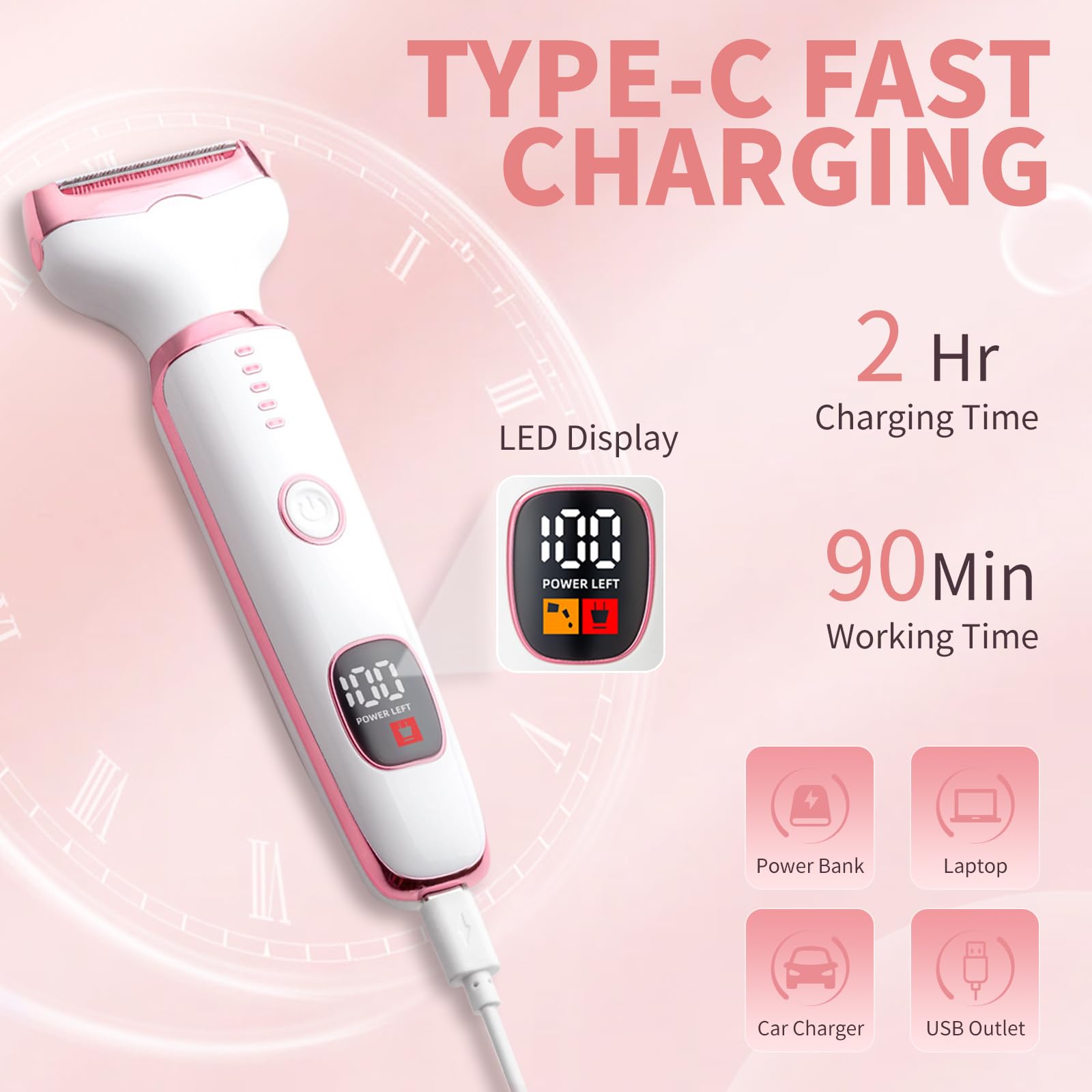 RUIM eyebrow-trimmer attachment for shaping and defining brows