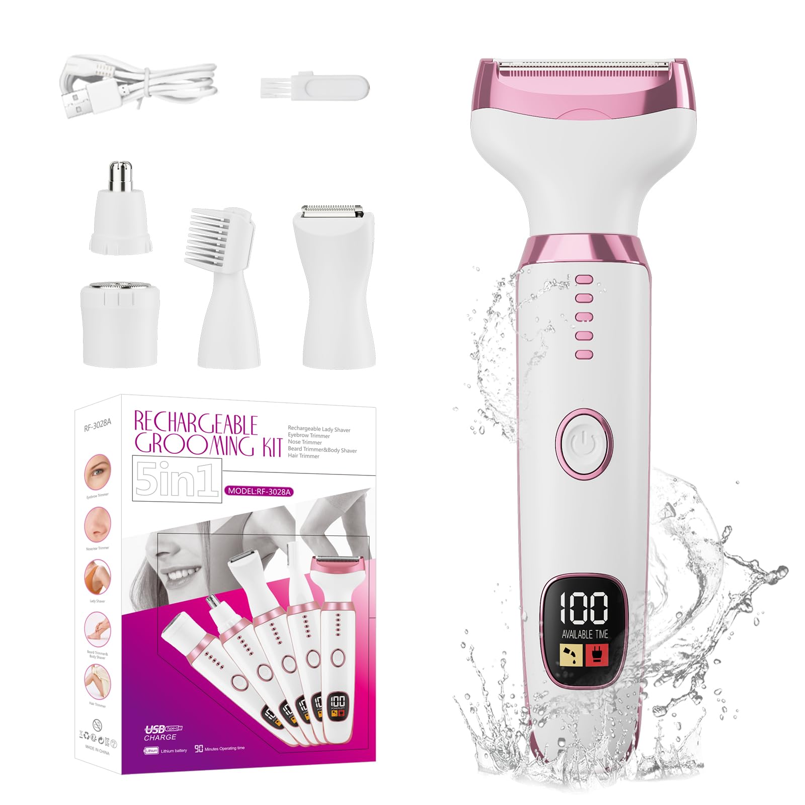 RUIM sleek ergonomic design ideal for travel and daily grooming