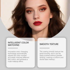 RuiMewK hydrating formula swatch showing skin-friendly coverage