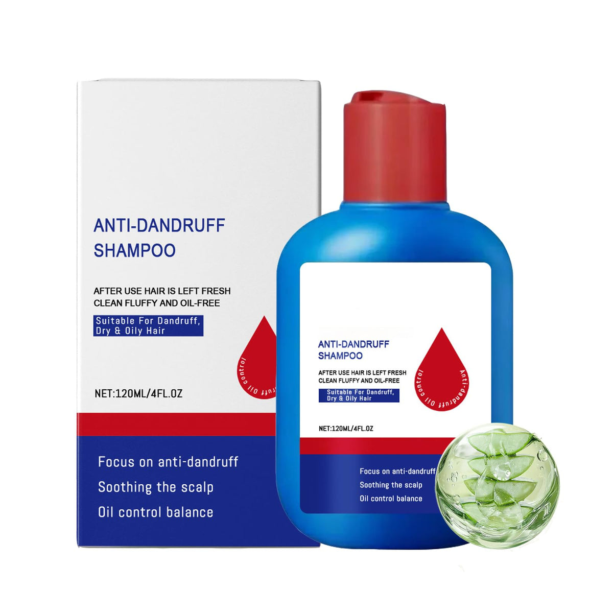 RuiMewK Nipori Shampoo bottle highlights oil-control cleansing for all hair types