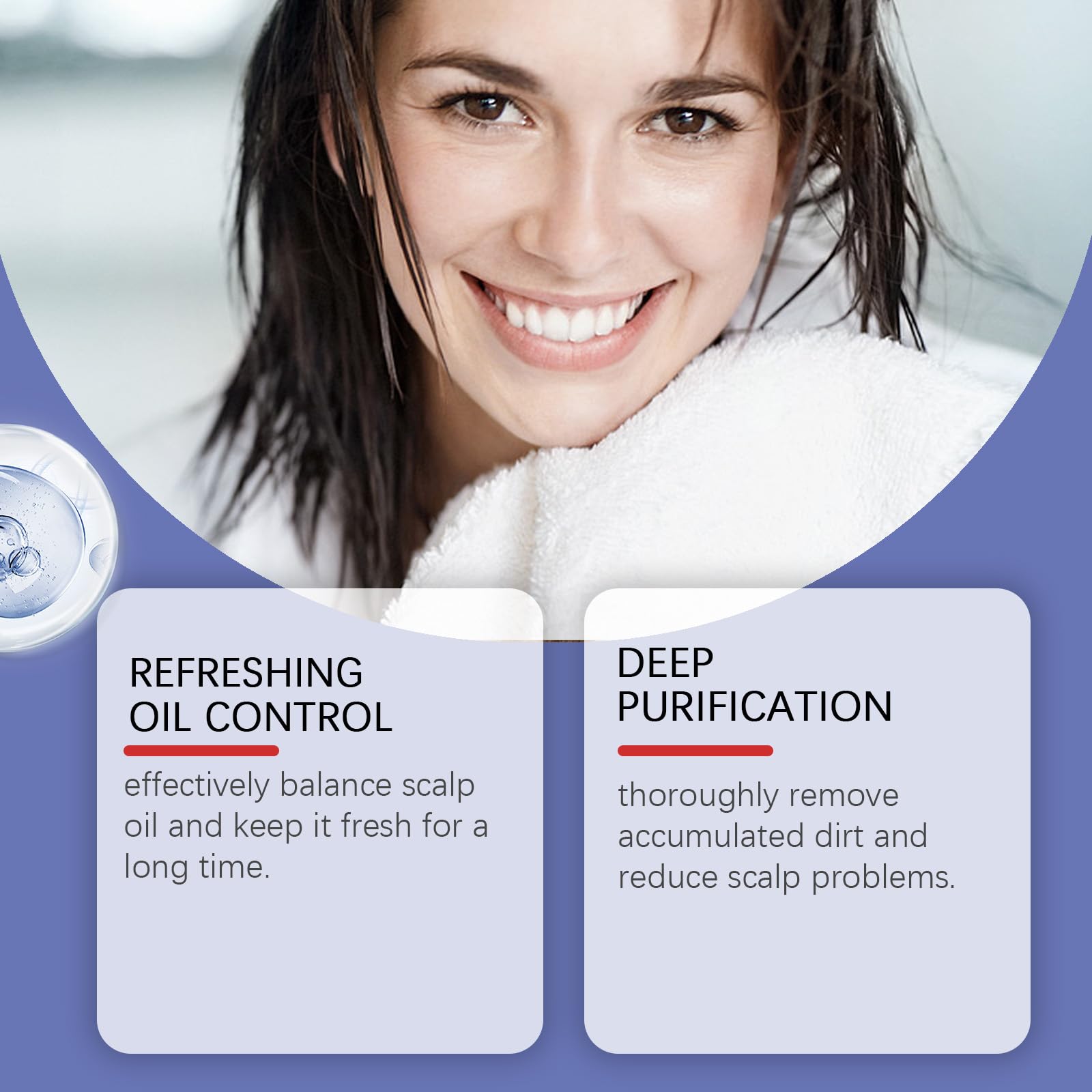 RuiMewK Nipori Shampoo pour close-up shows rich lather for thorough rinse