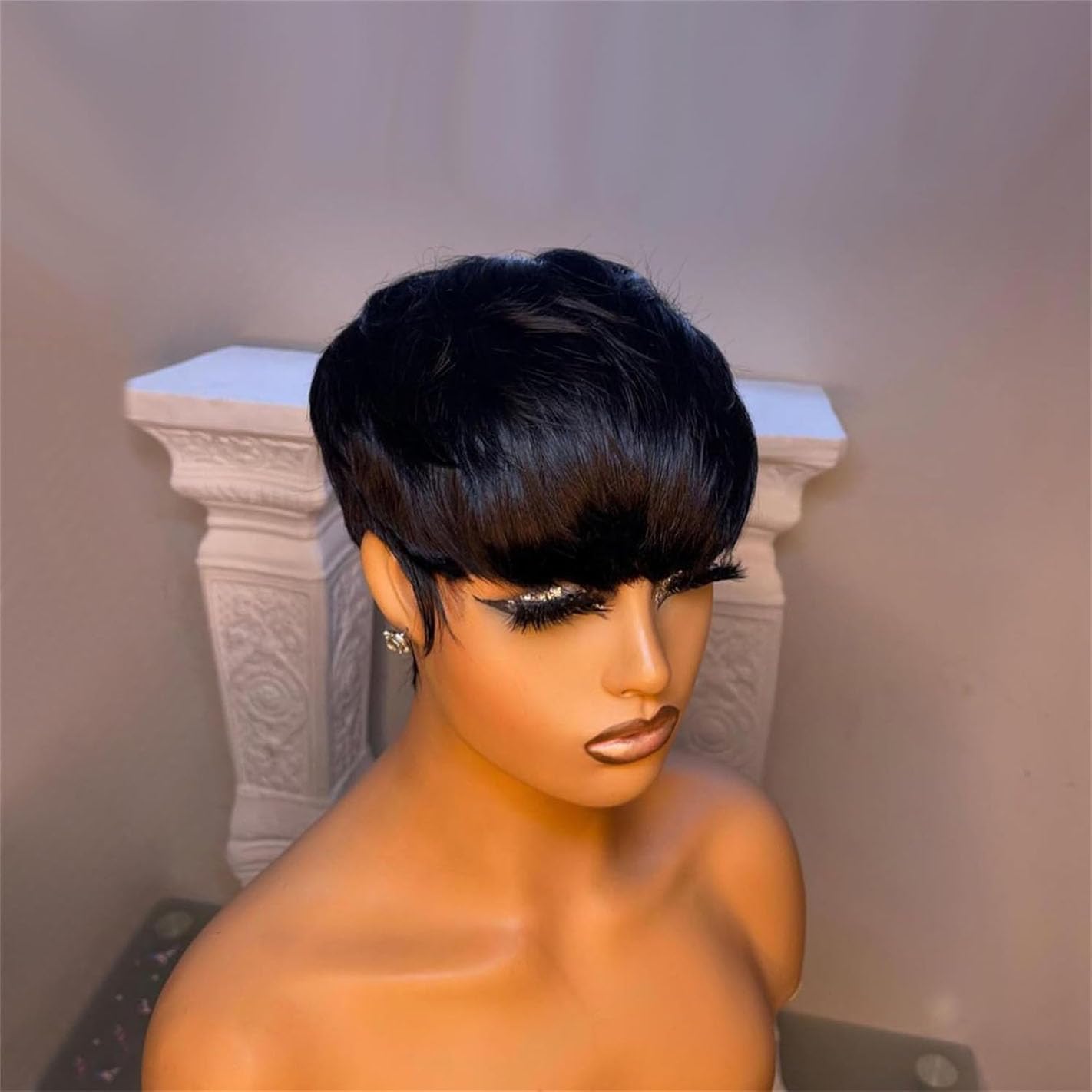 RUISENNA glueless wig adjustable-cap, secure fit for various head sizes.