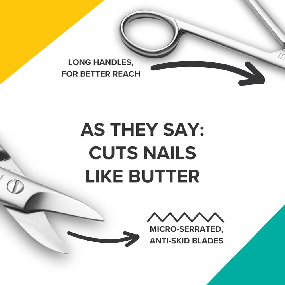 Rui Smiths Pro Precision Toenail Scissors solingen-forged-steel durability close-up
