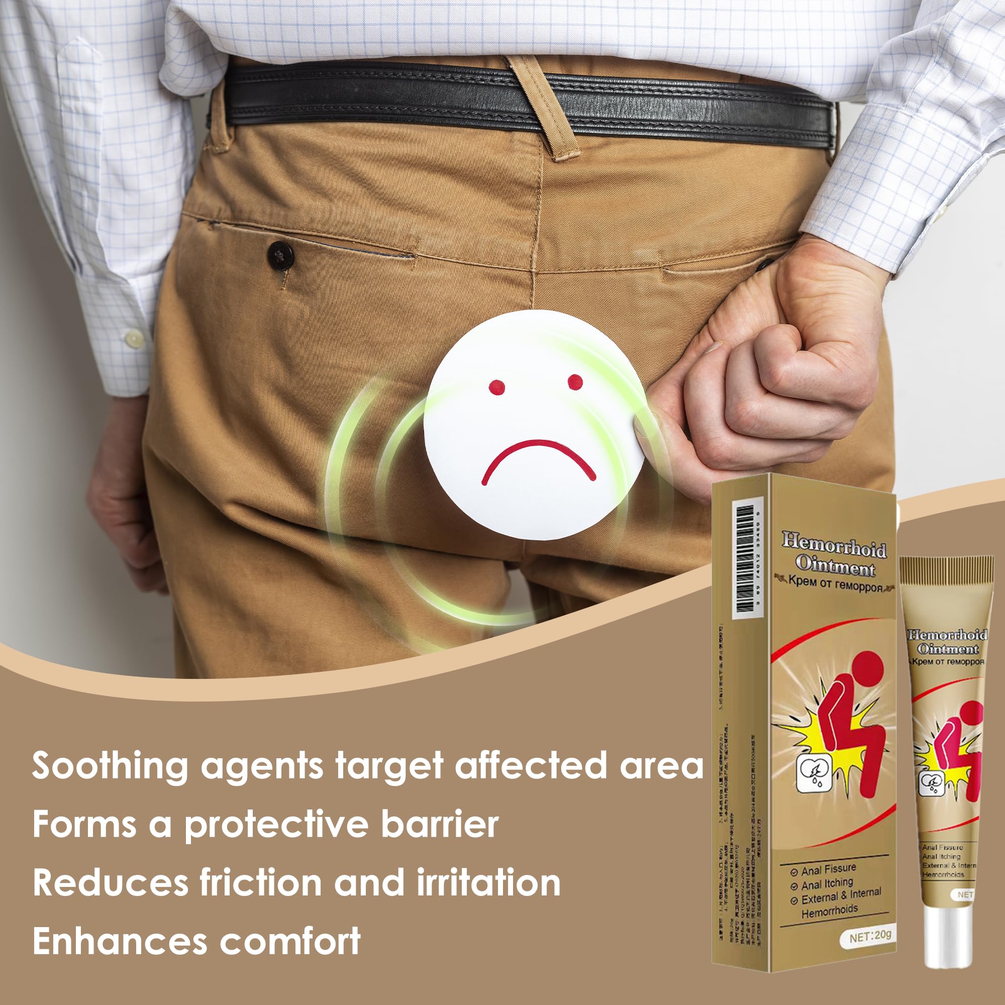 Rulinal cream texture close-up highlights non-greasy absorption and clean finish.