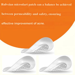 Rulvcian transparent patch on cheek designed for day-night wear.