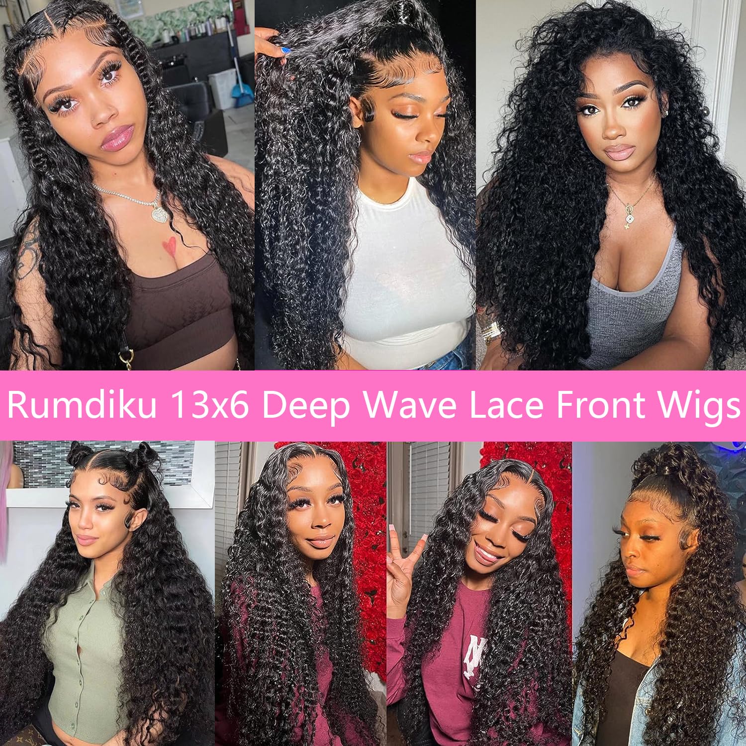 Rumdiku deep curly wig suited for weddings and events with elegant volume.