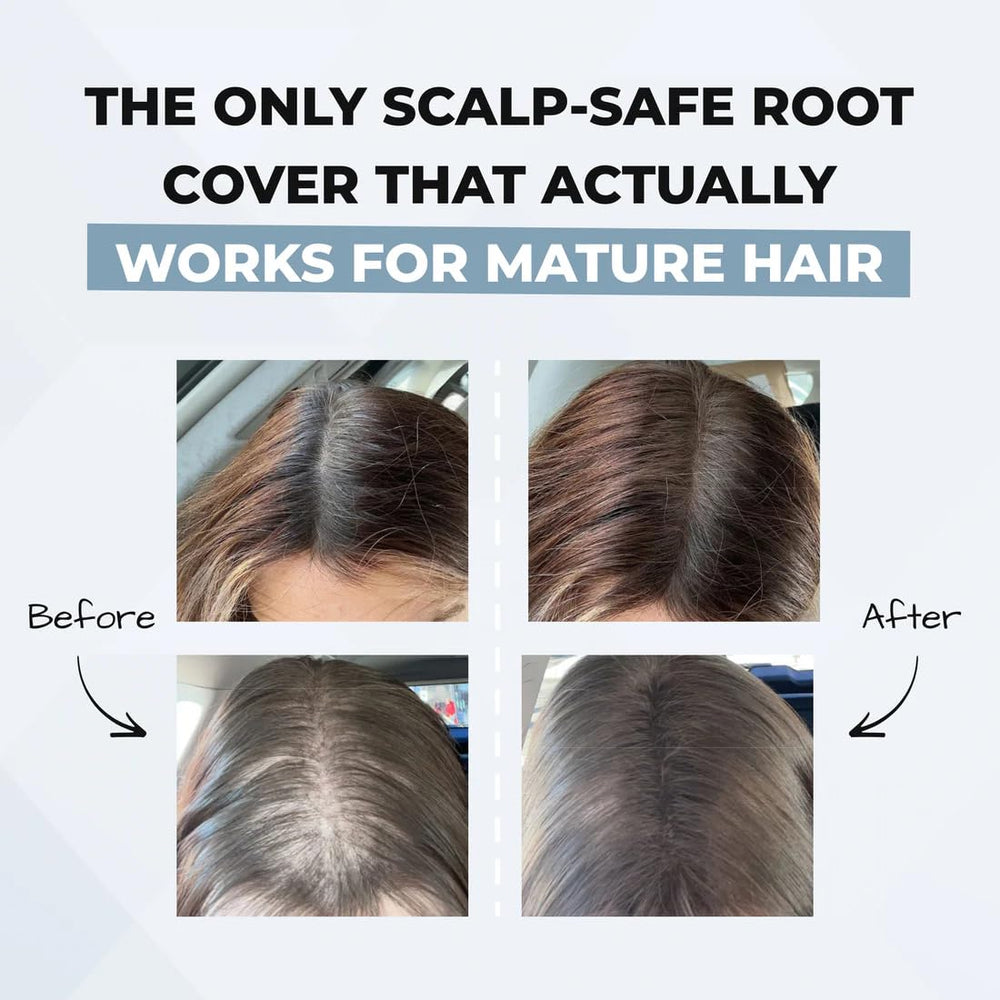 HairMagic+ buildable coverage smooths thinning areas with subtle volume.