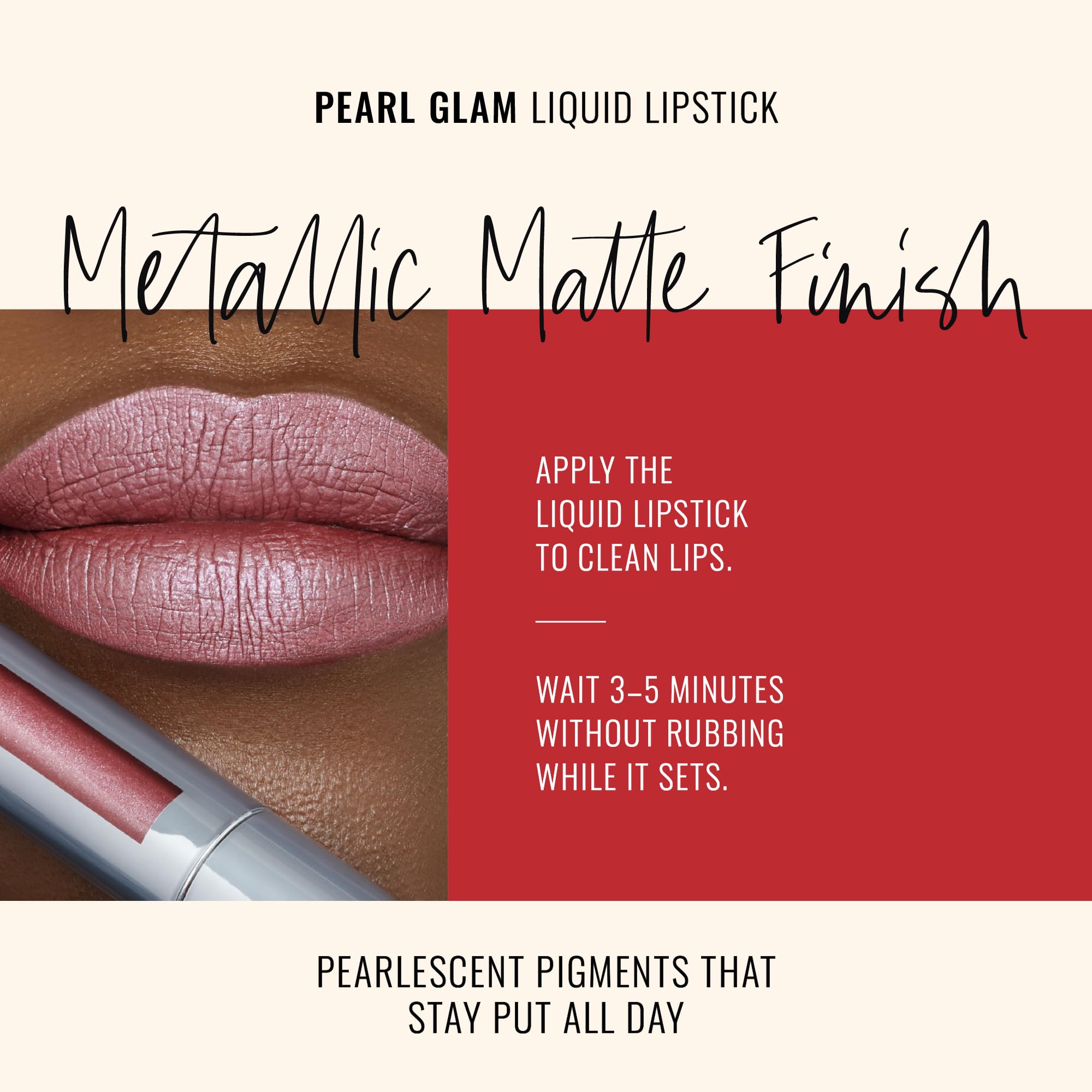 Runway Rogue Boss Babe shade swatch reveals mauve with silver-gold shimmer.