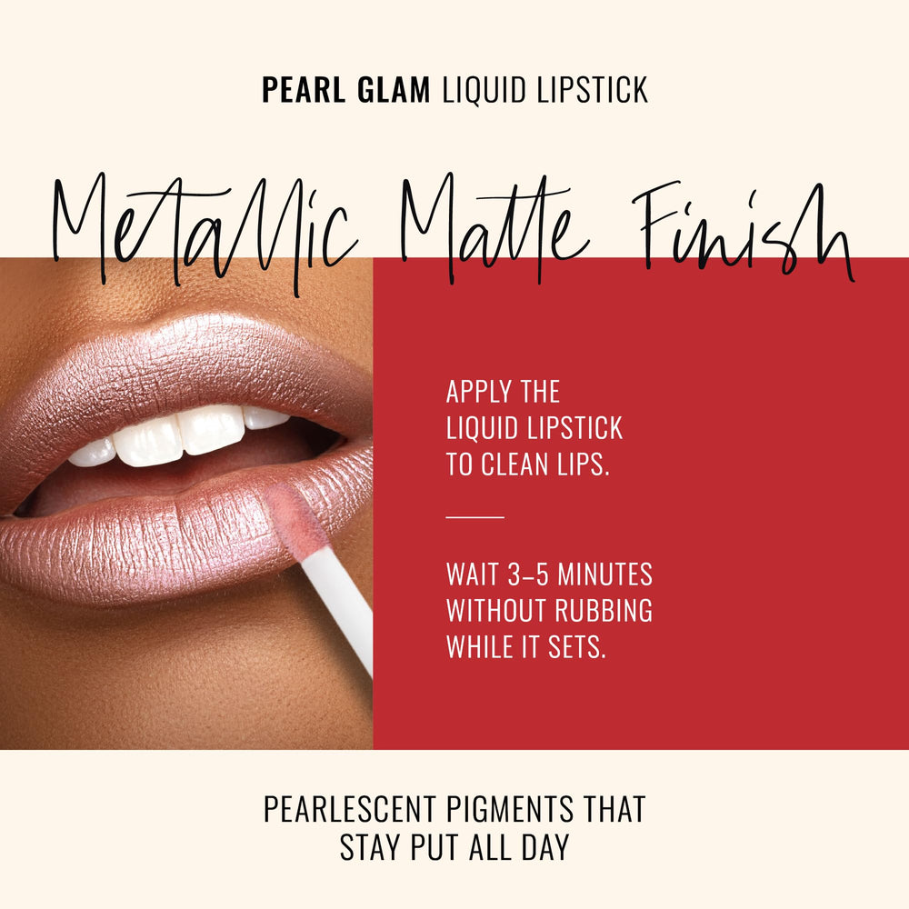 Runway Rogue Pearl Glam metallic shimmer finish demonstrates depth and transfer resistance