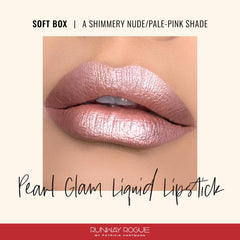 Runway Rogue Pearl Glam Soft Box swatch highlighting pearlescent shimmer