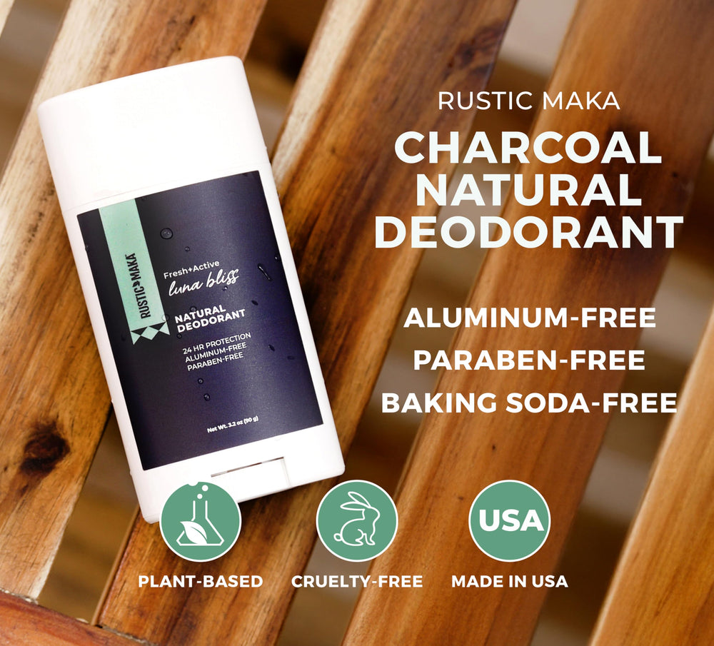 Rustic Maka Luna Bliss activated-charcoal-magnesium for odor control