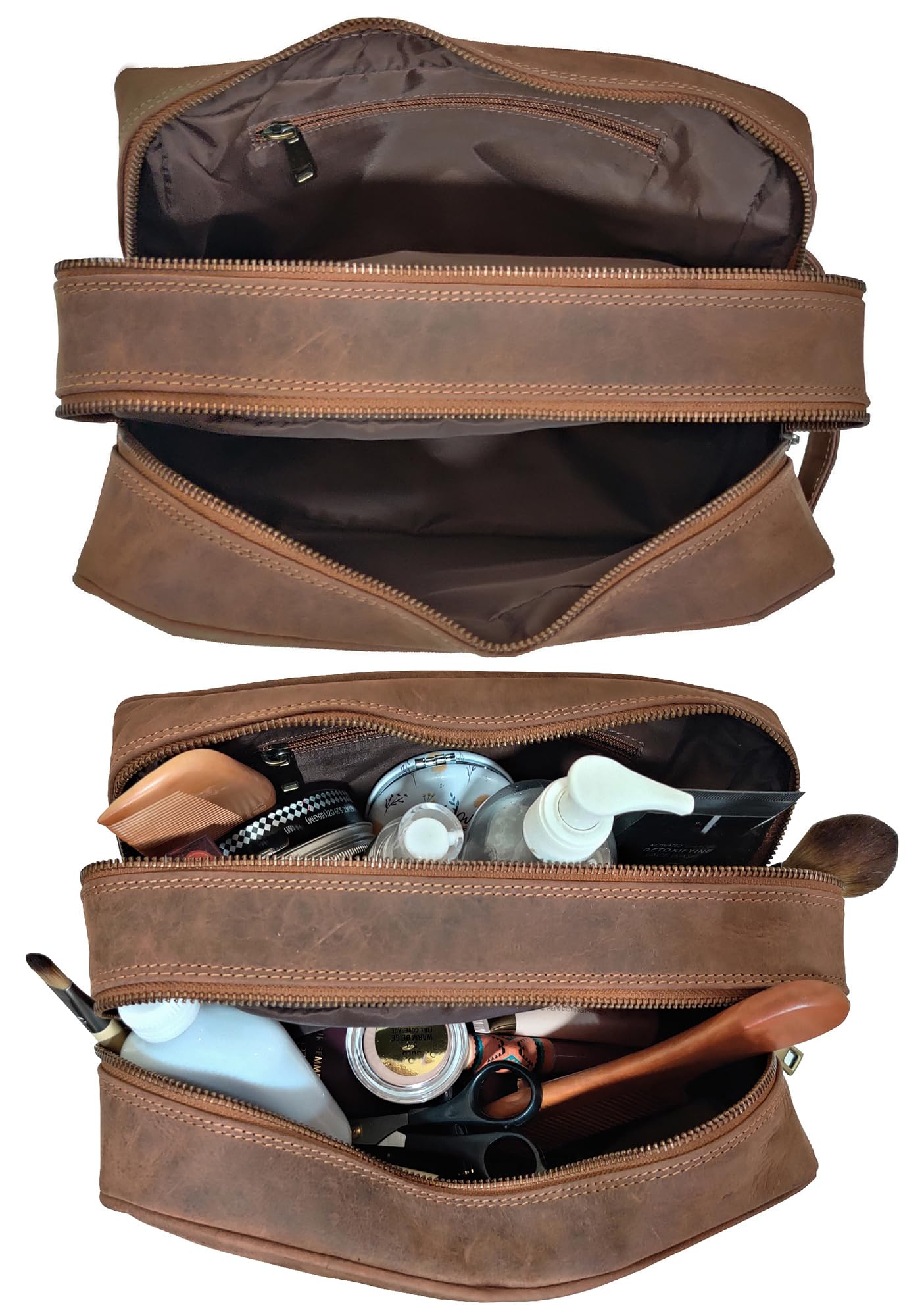 RUSTIC TOWN leak-proof lining protects clothes from spills during trips.