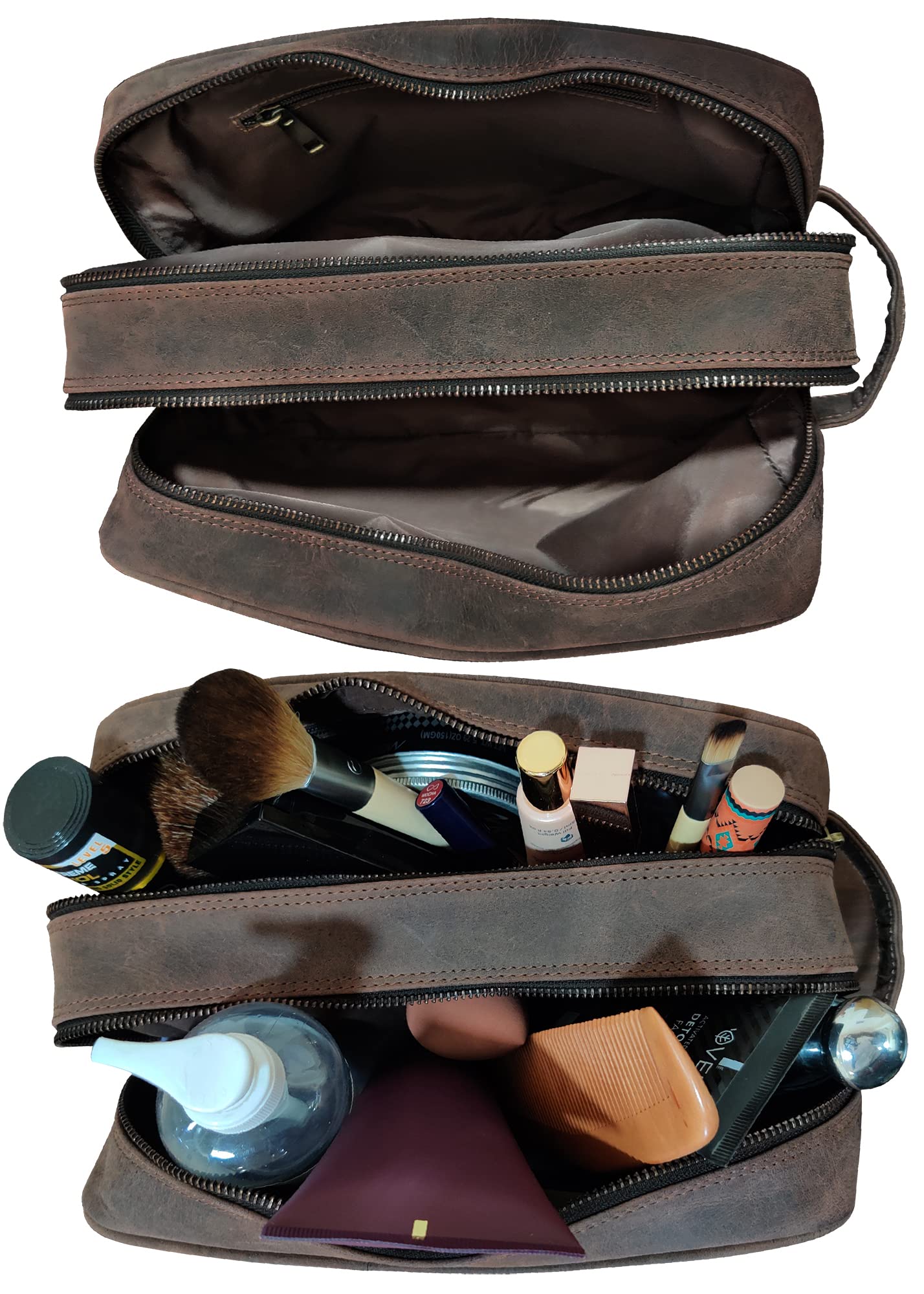 RUSTIC TOWN leak-proof lining protects clothes from spills in luggage.