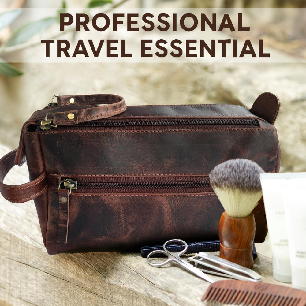 Rich leather texture of Rustic Town bag with natural patina