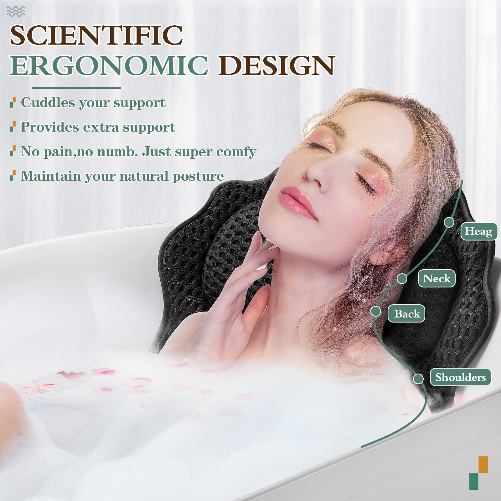 RUVINCE 4D air mesh technology offers breathability and quick drying.