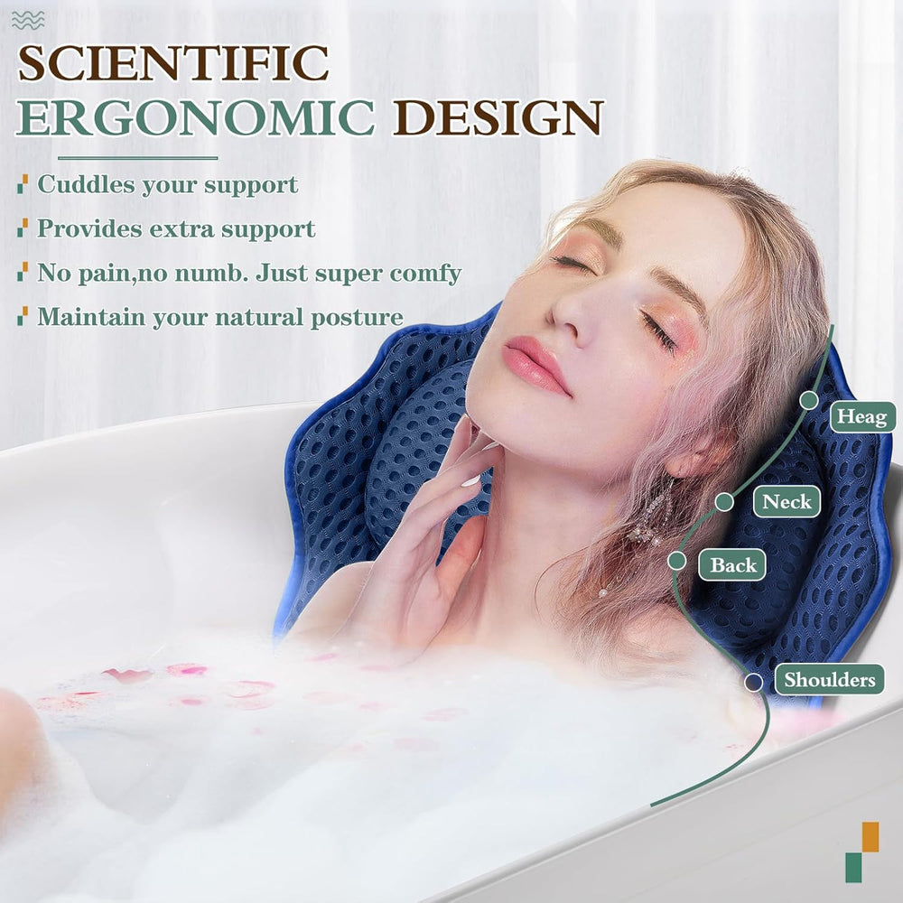 RUVINCE 4D air mesh technology delivers quick-dry breathability for tub use