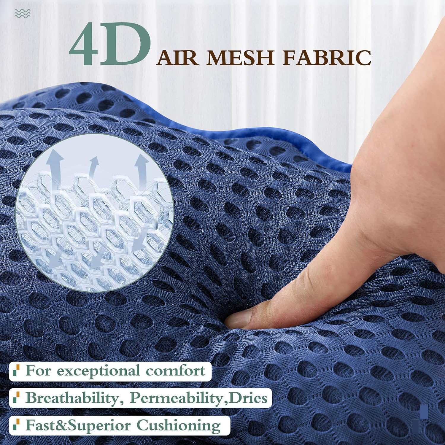 RUVINCE bath pillow features six powerful suction cups to prevent sliding