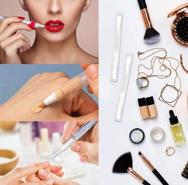 Rvetol white brush tip on nail oil pen for even coverage