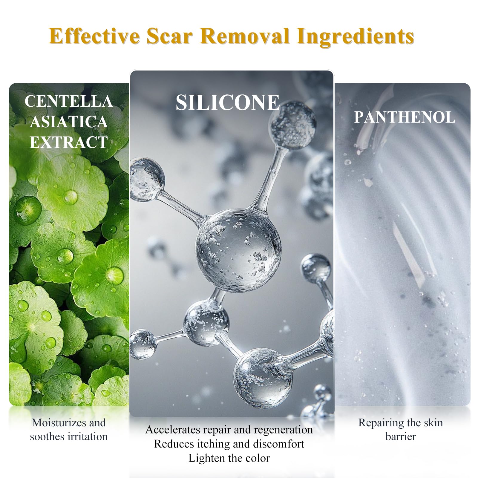Rvlaim silicone scar gel tube ready for daytime use on scar areas.