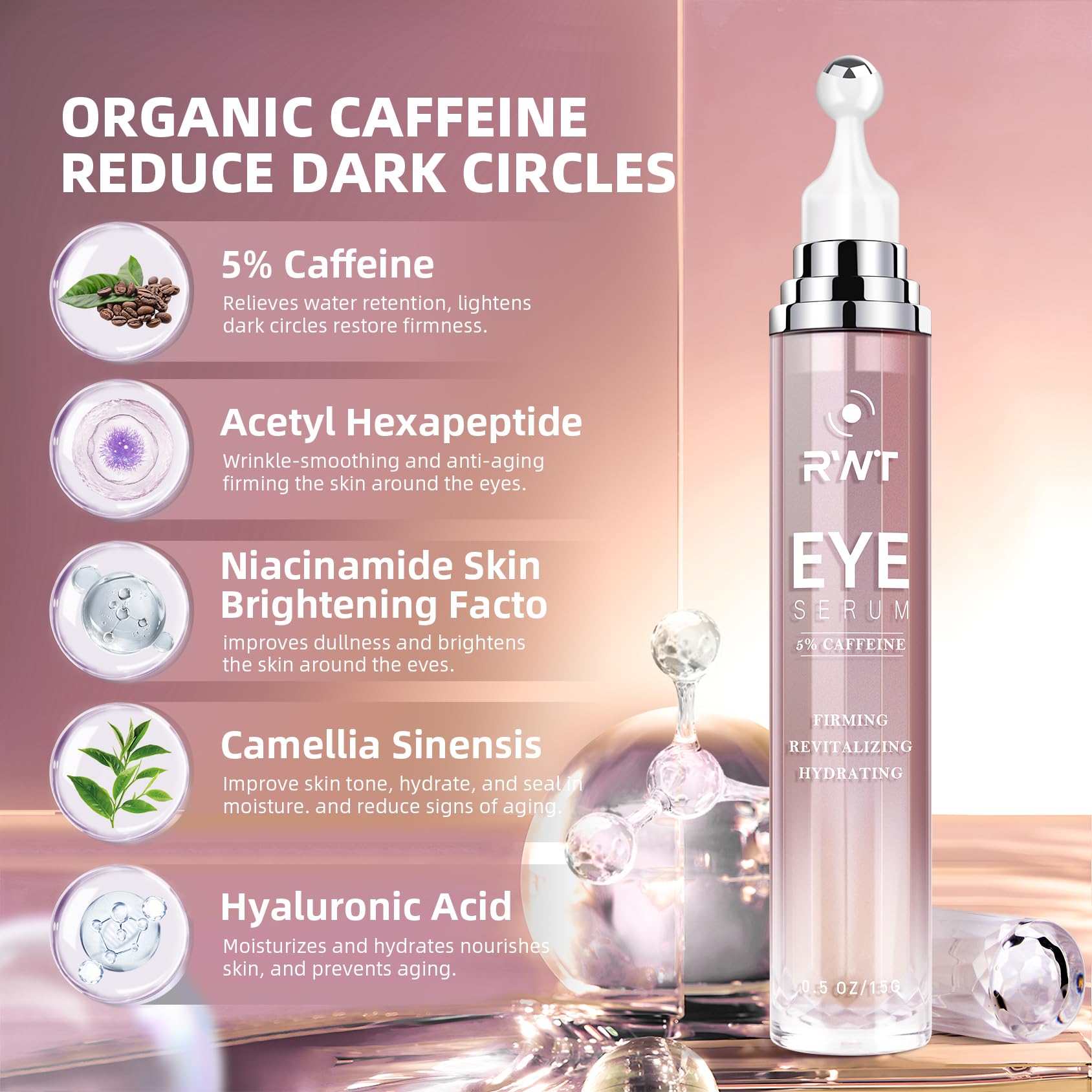 RWT hydrating formula with Niacinamide and Centella supports smooth skin