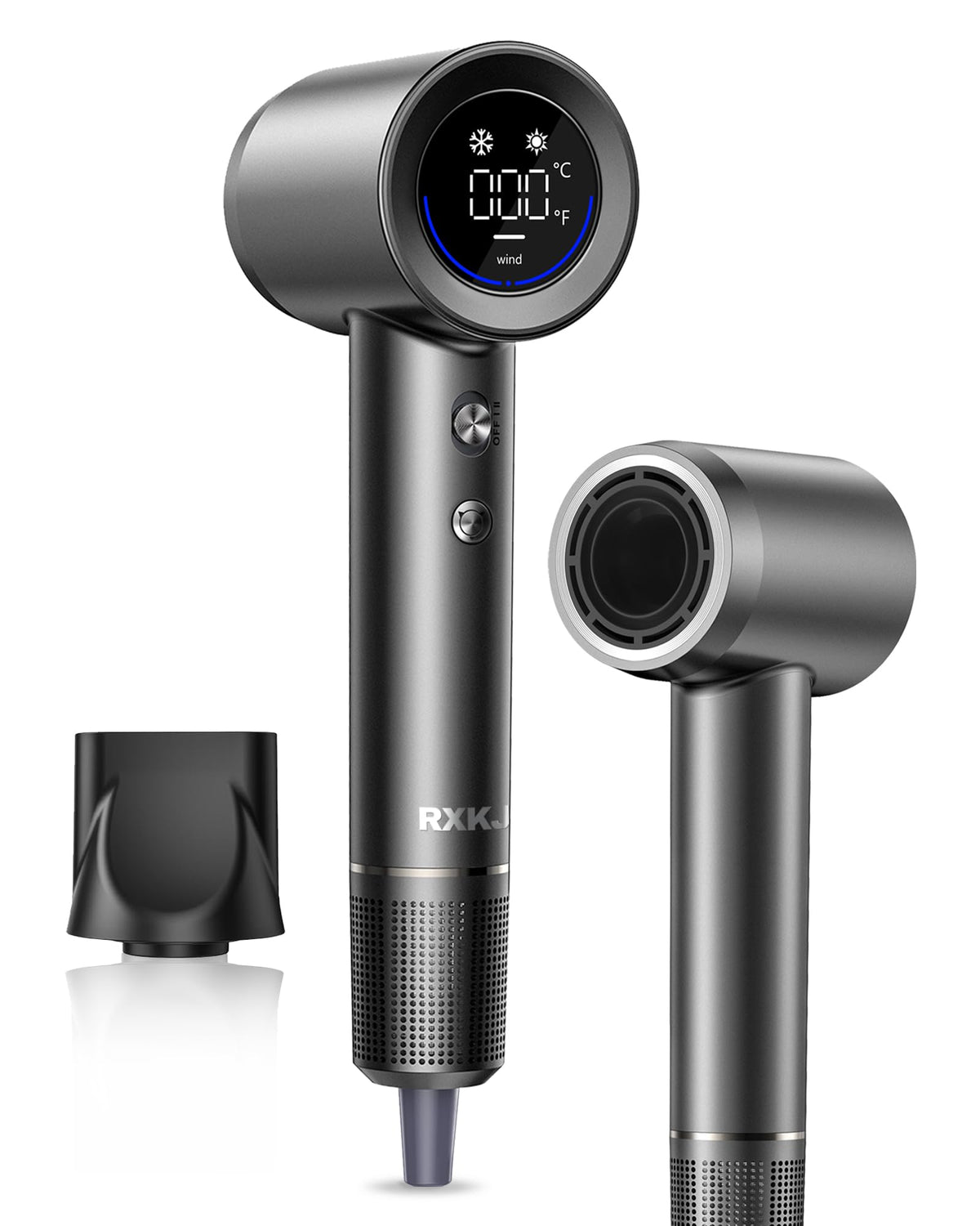 RXKJ hair dryer brushless motor delivers ultra-fast drying.