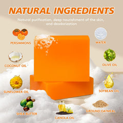 RYH Persimmon body wash bottle highlighting refreshing cleanse
