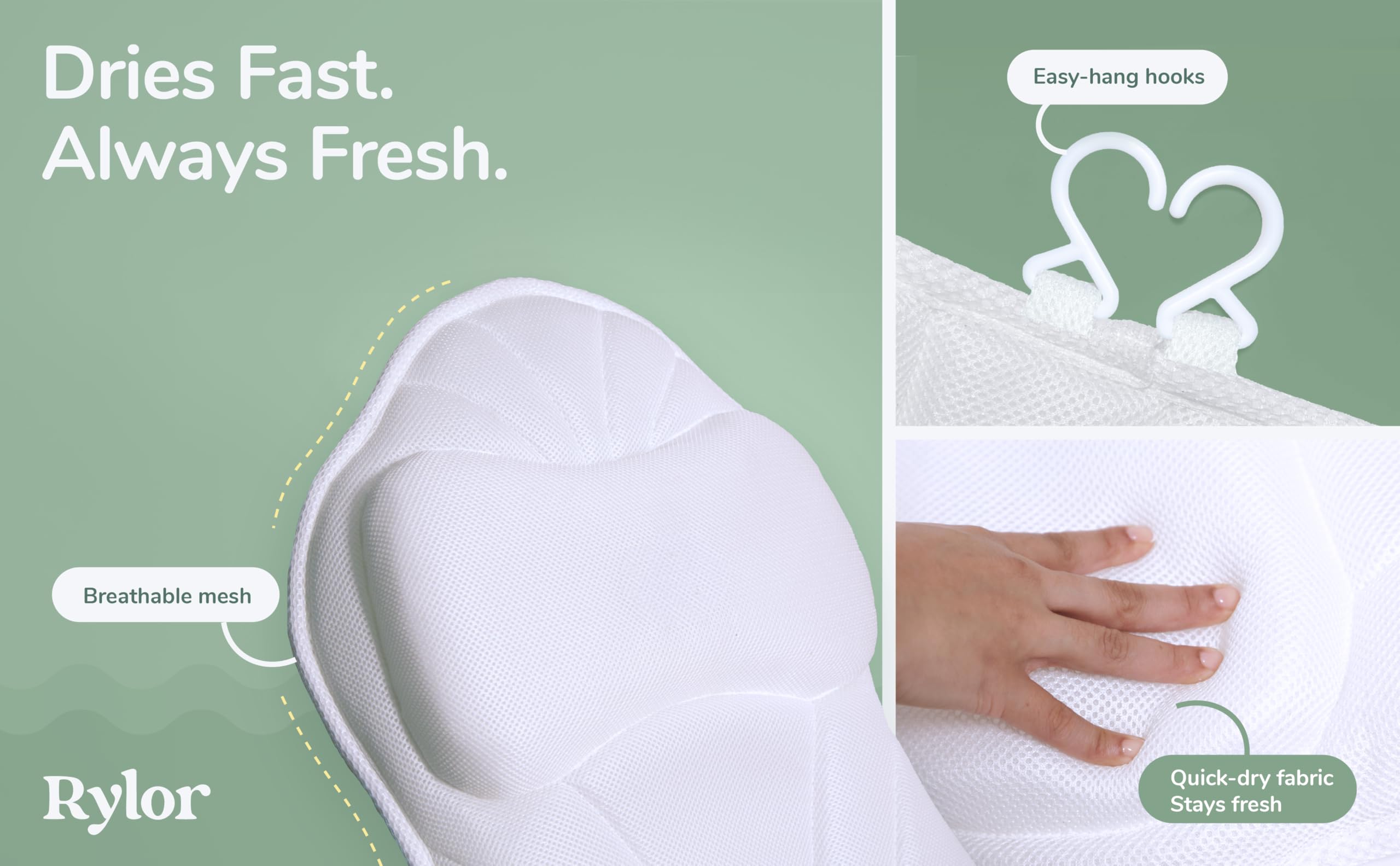 Rylor premium packaging presents a gift-ready bath accessory.