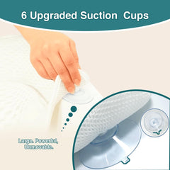 RYNEX bath pillow is machine washable for easy maintenance.