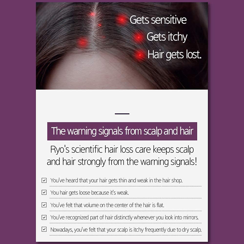 Ryo Hair Strength Expert Care Shampoo fragrance image conveys a refreshing, spa-like scent.
