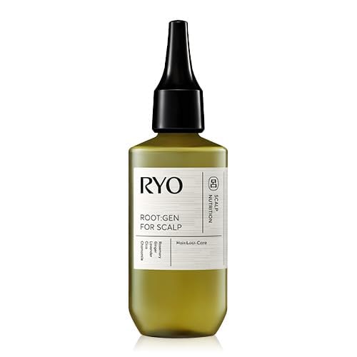 Ryo Root:Gen scalp essence bottle for nourishing scalp and root-strengthening treatment.