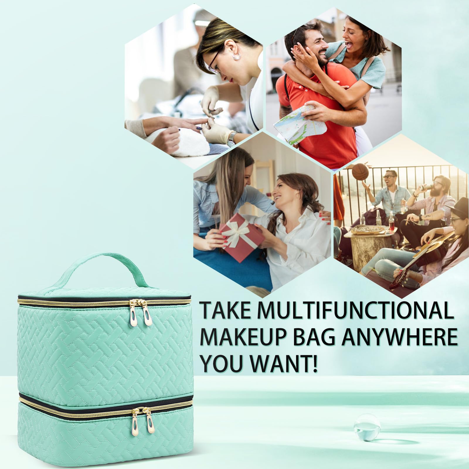 RZMAYIS portable travel nail bag for on-the-go manicures
