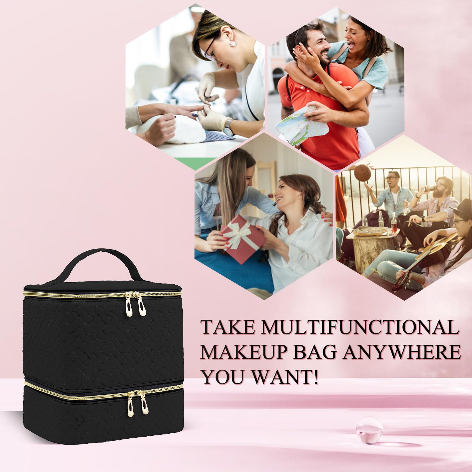 RZMAYIS travel-ready manicure bag supports on-the-go nail tech routines.