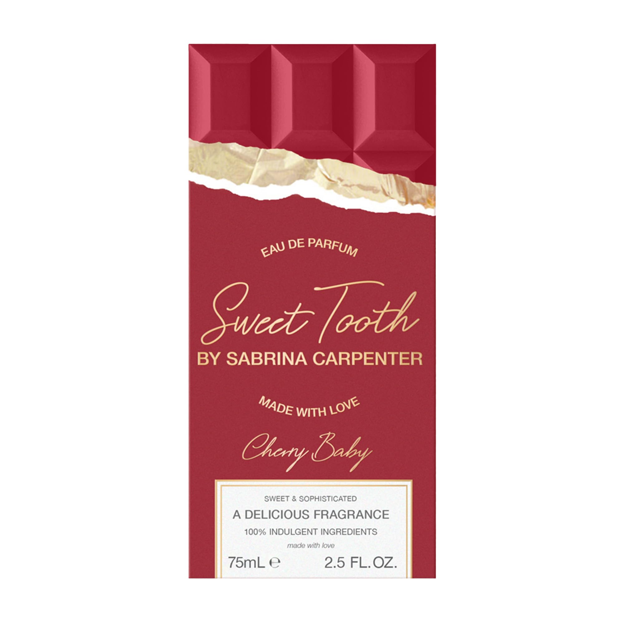 Sweet Tooth Cherry Baby on vanity under warm light.